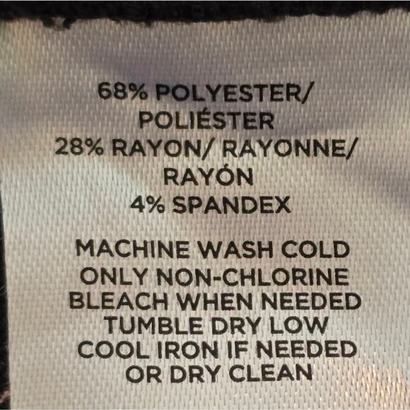 Loft Pink & Grey Windowpane Plaid Straight Leg Career Marisa Pants Size 12 - Picture 10 of 12